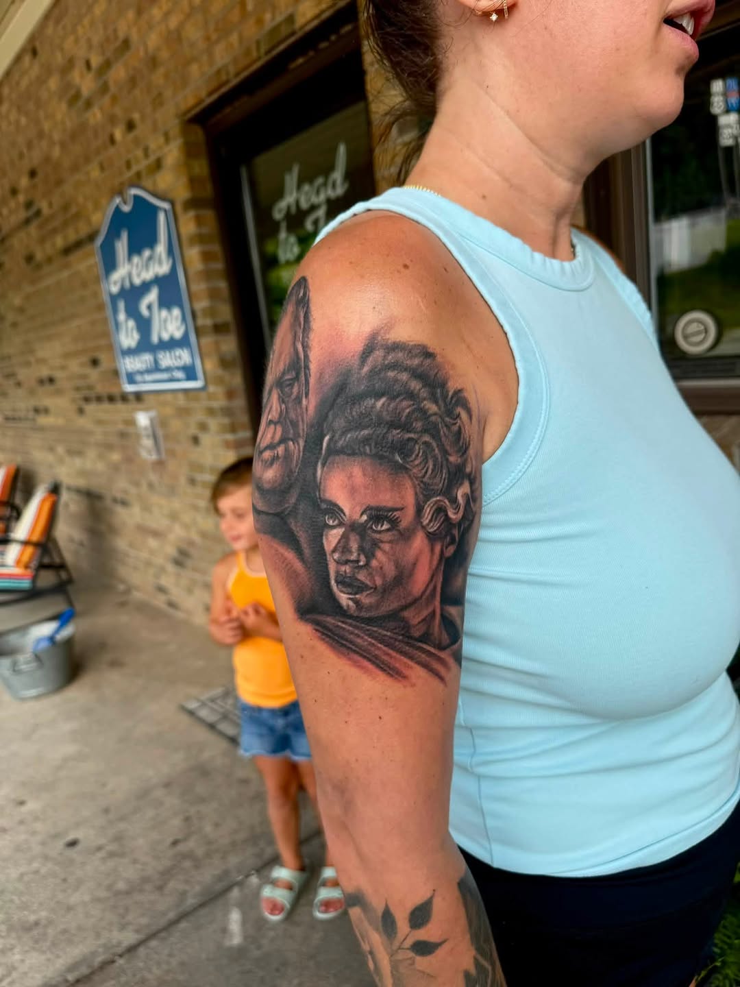 Tattoo by @justin_hofmeister_ — realism, black_and_grey