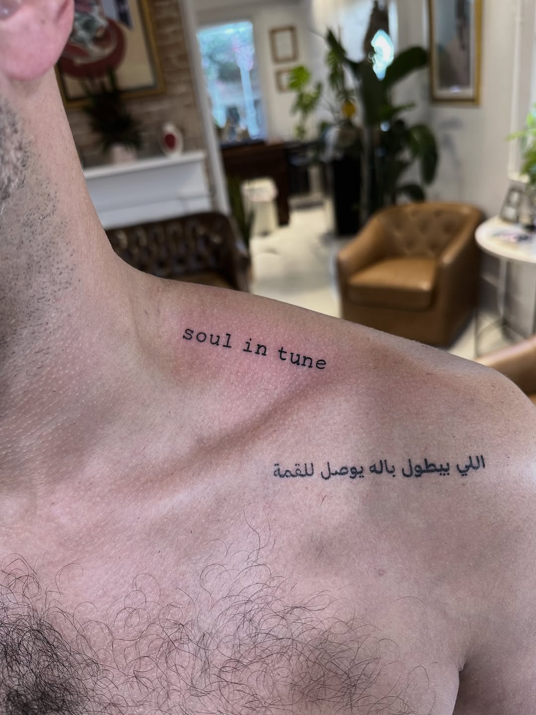 Tattoo by @seanharringtontattoo โ lettering_script, fine_line