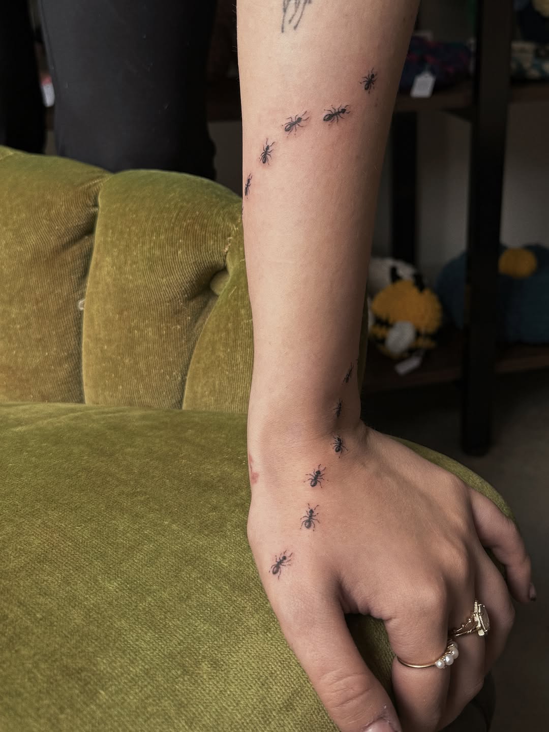 Tattoo by @somberallure — fine_line, black_and_grey