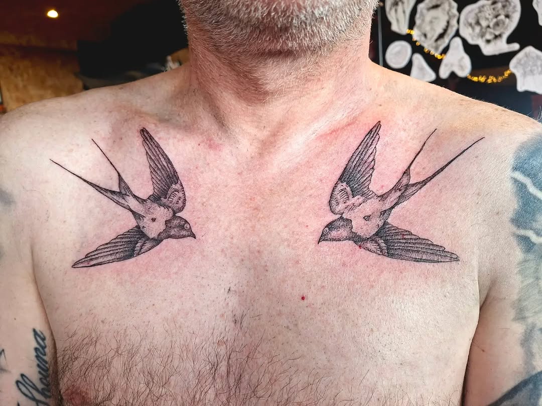 Tattoo by @gemthetattooedlady — fine_line, black_and_grey