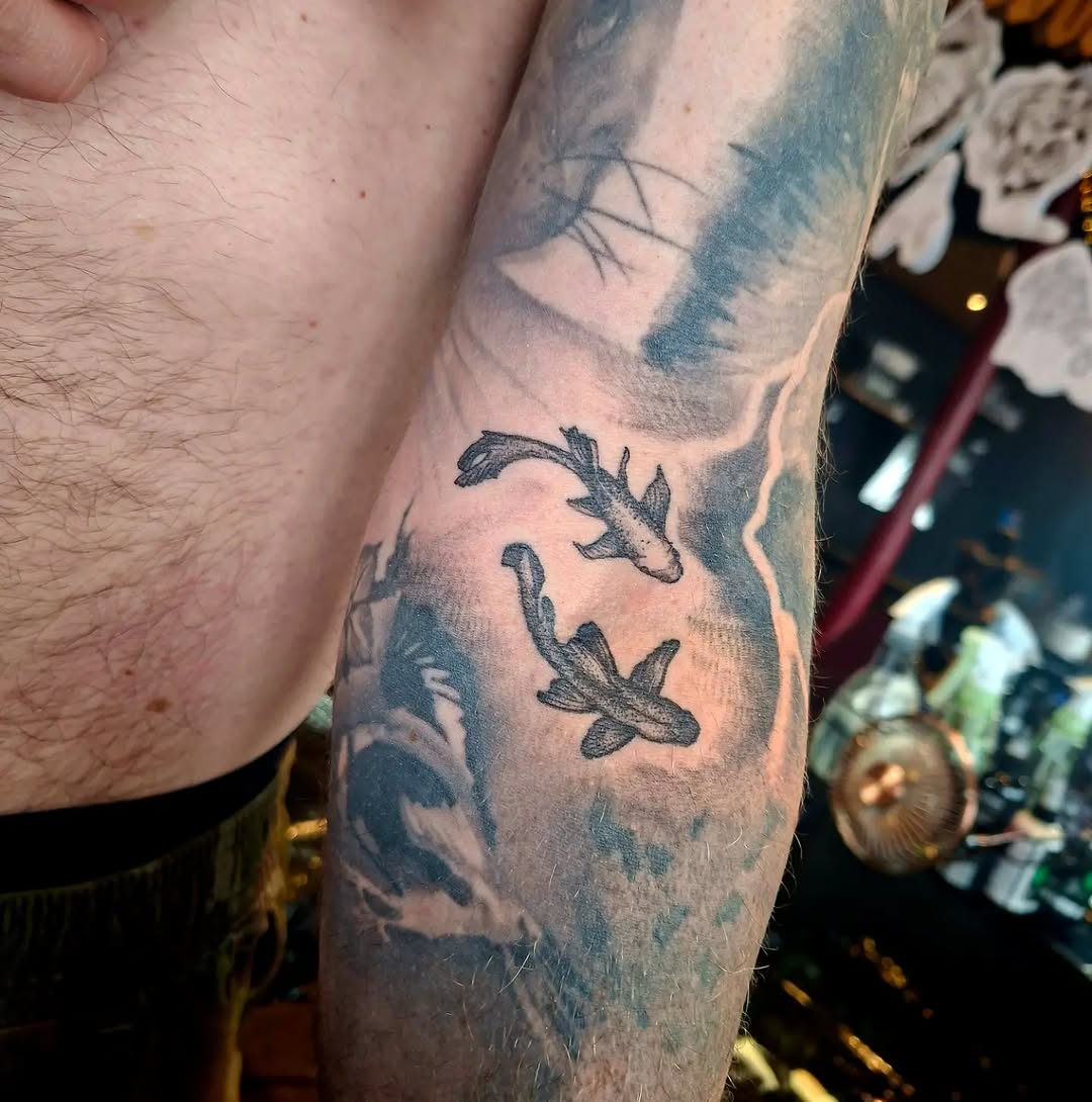 Tattoo by @gemthetattooedlady — black_and_grey, realism