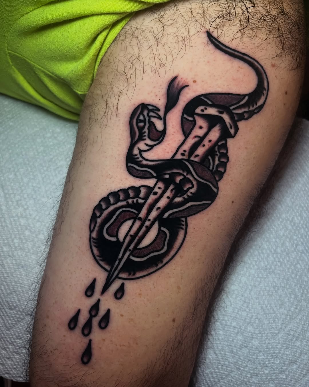 Tattoo by @snakelicausi — american_traditional