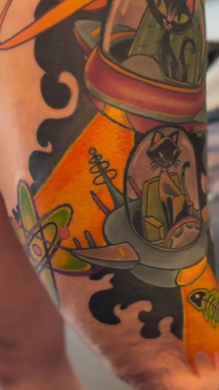 Tattoo by @justintattooart — neo_traditional, new_school