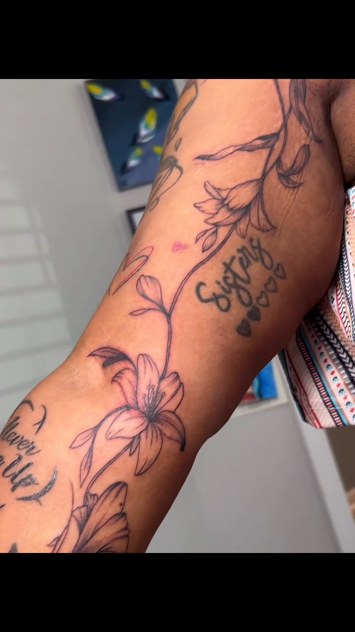 Tattoo by @bossladyphe1 — fine_line, lettering_script