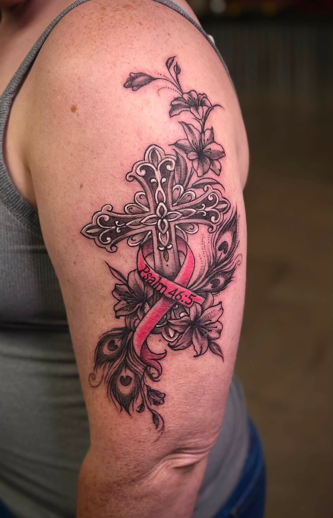 Tattoo by @ciarahofmeisterink — black_and_grey, fine_line