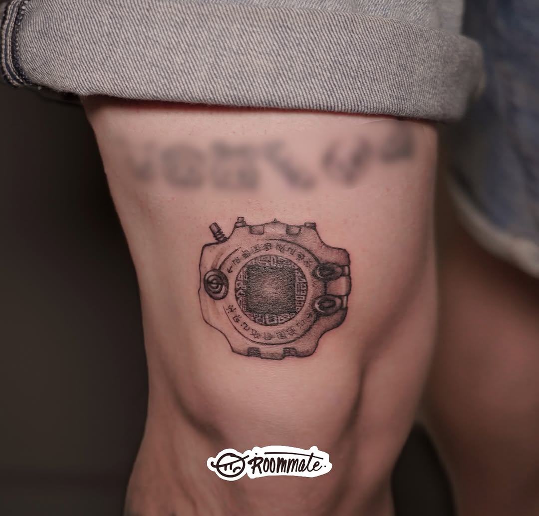 Tattoo by @roommate_tat — black_and_grey, realism