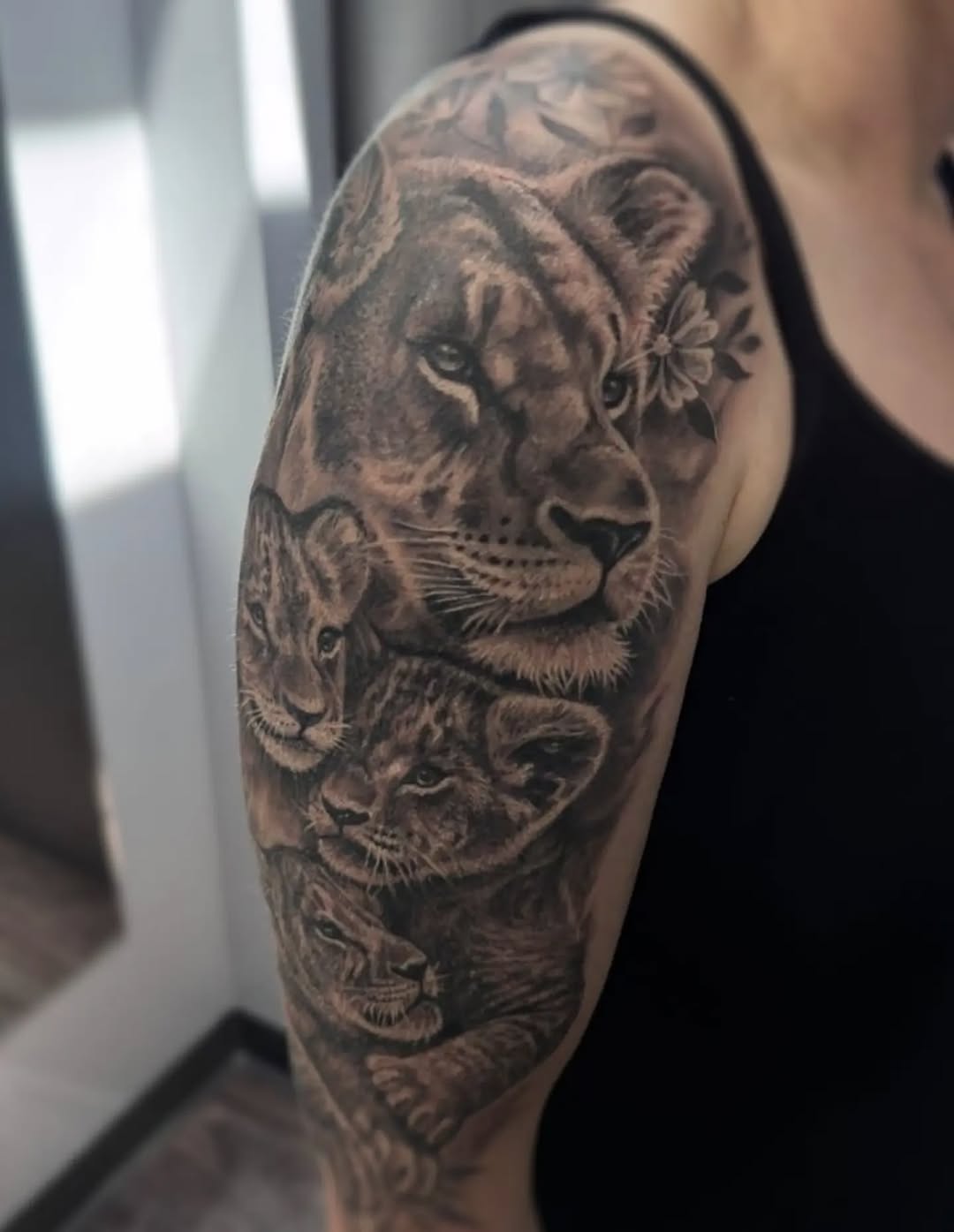 Tattoo by @tokarev_igor_tattoo β realism, black_and_grey