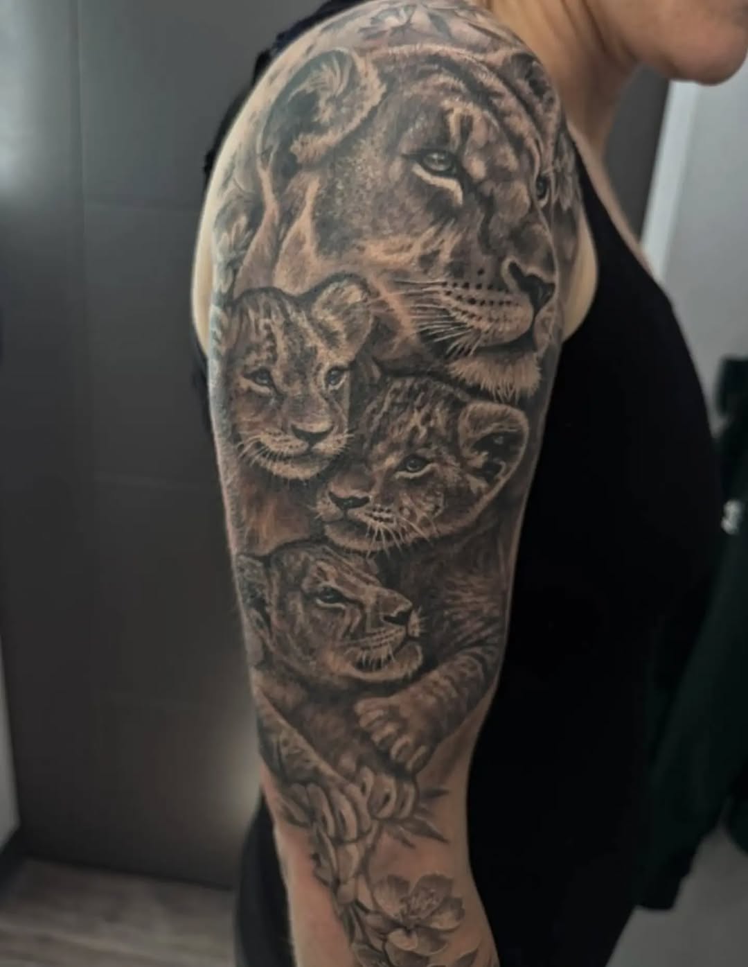 Tattoo by @tokarev_igor_tattoo β realism, black_and_grey