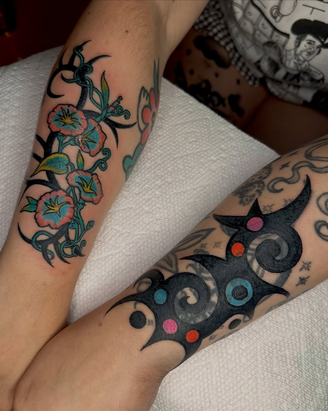 Tattoo by @rachelktattoo — american_traditional, blackwork
