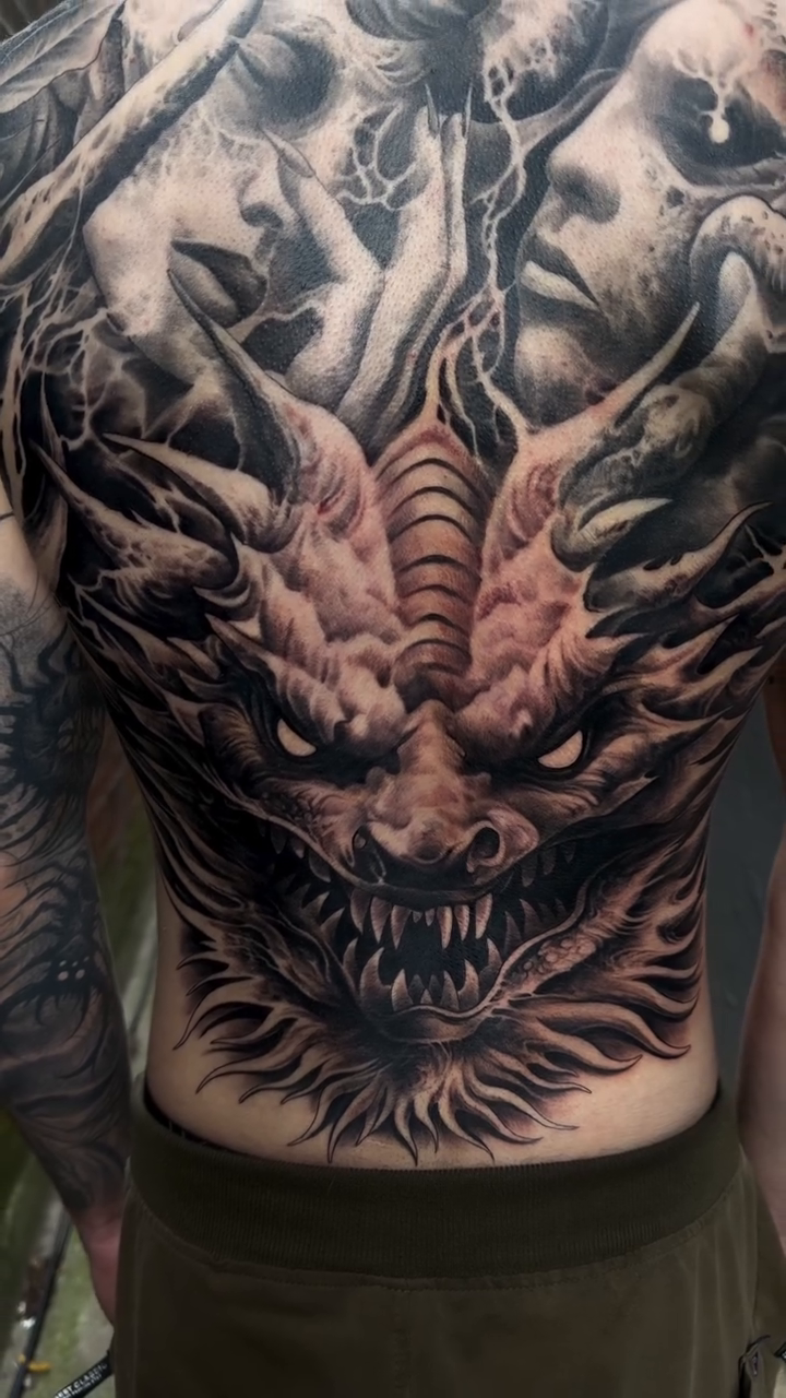Tattoo by @dark_shadows_tattoo — japanese_irezumi, realism