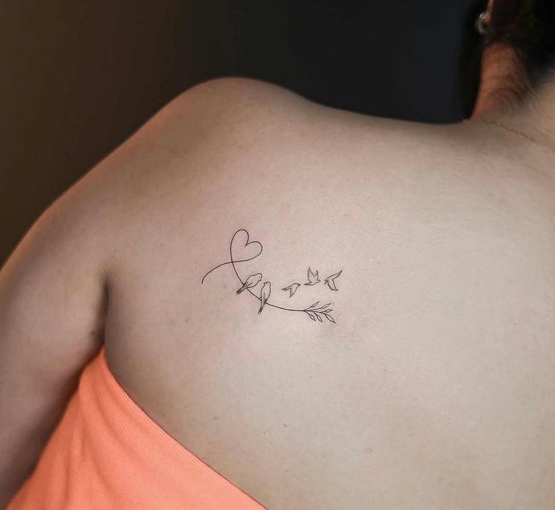 Tattoo by @houstontattoo.chelsea β fine_line, minimalist