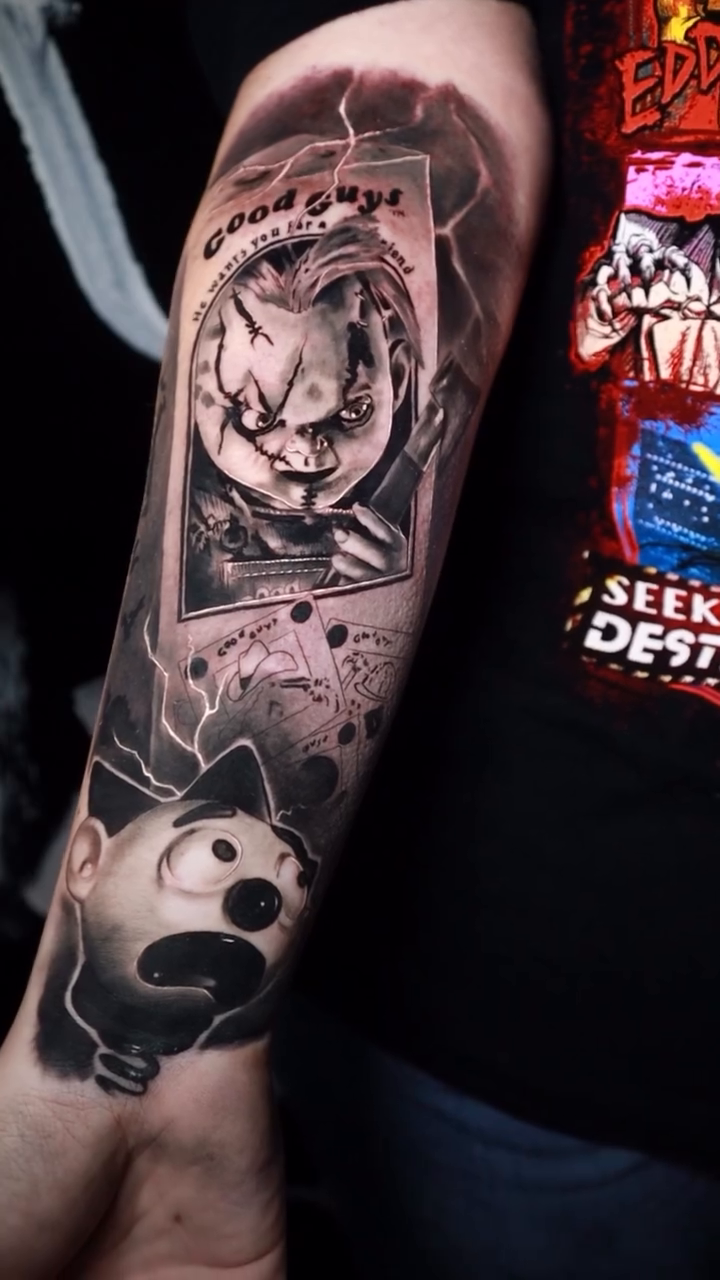 Tattoo by @pigmentpirate — realism, dark_realism