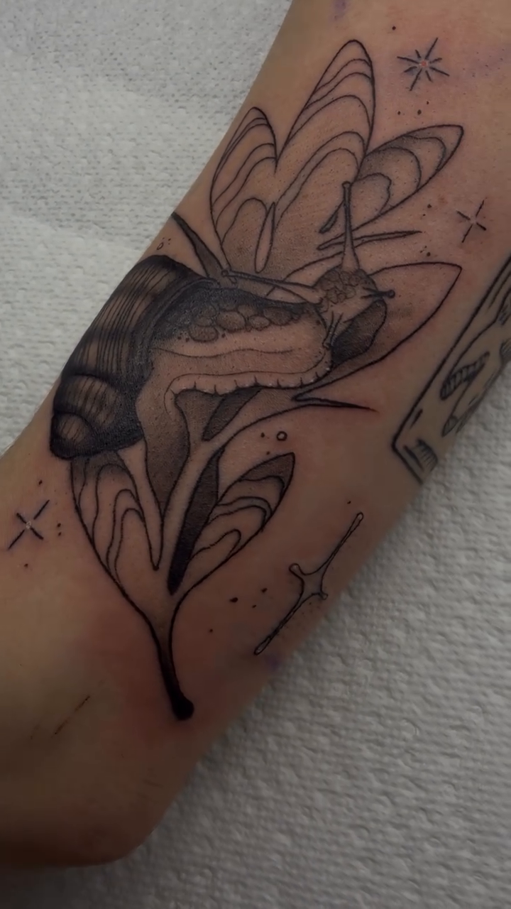 Tattoo by @afondi — fine_line, black_and_grey