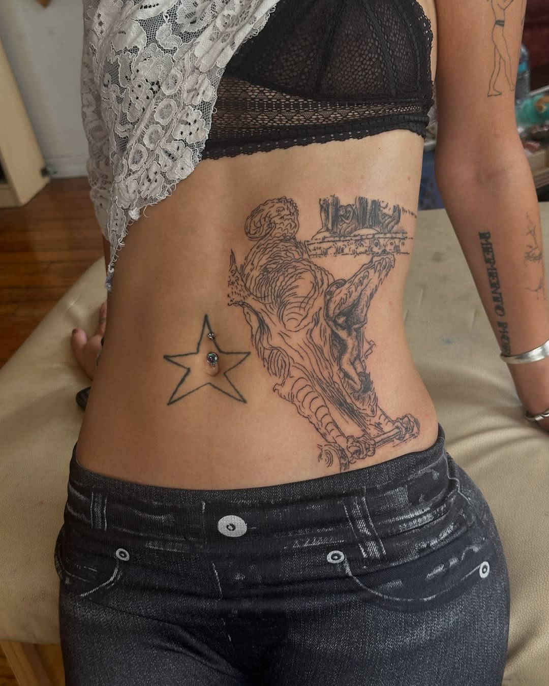 Tattoo by @gregory.bramble — illustrative, black_and_grey