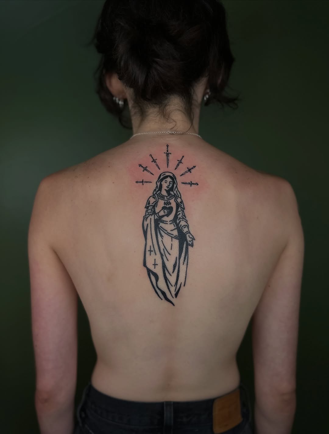 Tattoo by @tapiotats — blackwork, chicano