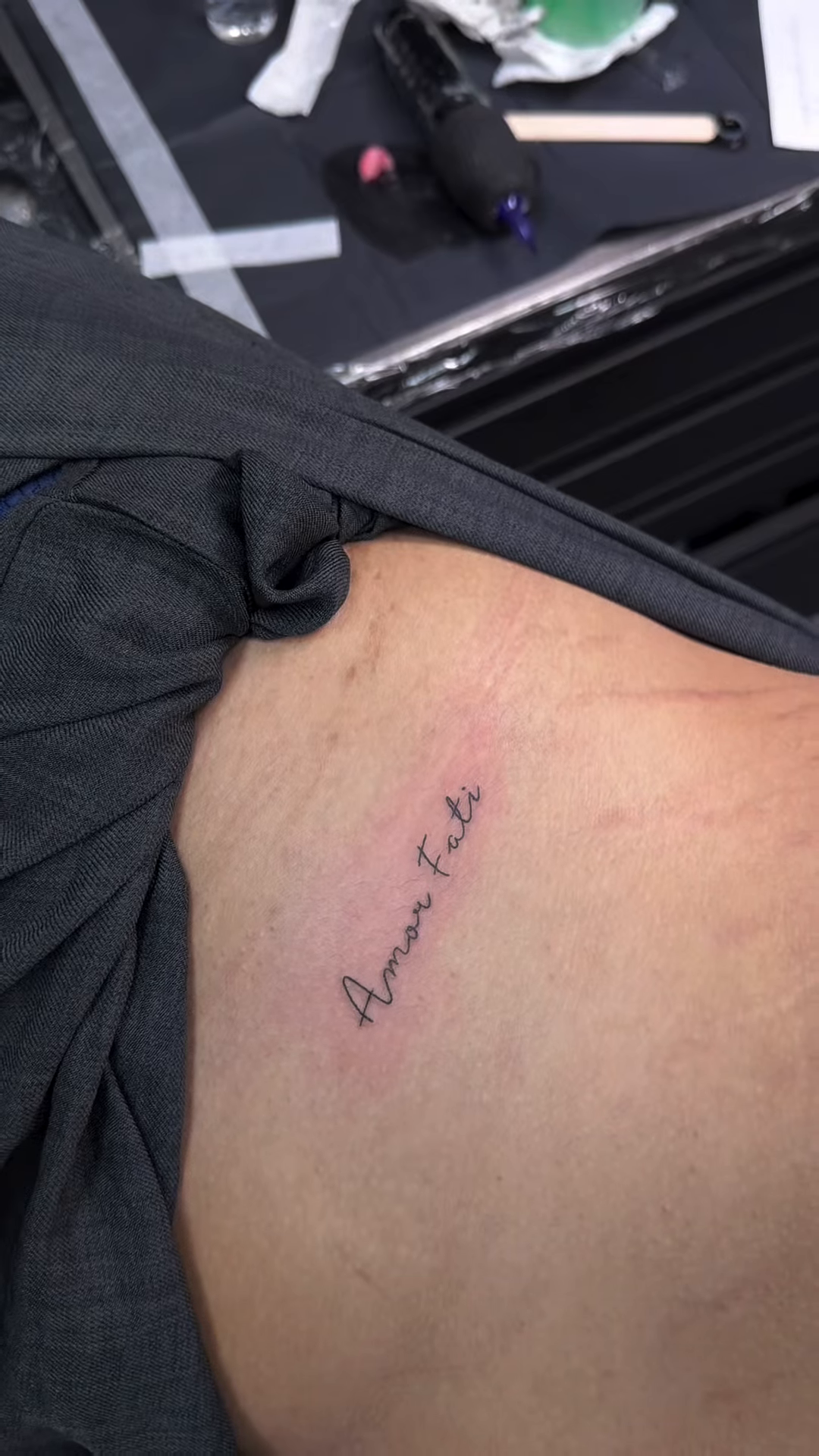 Tattoo by @lina_valentina — fine_line, lettering_script
