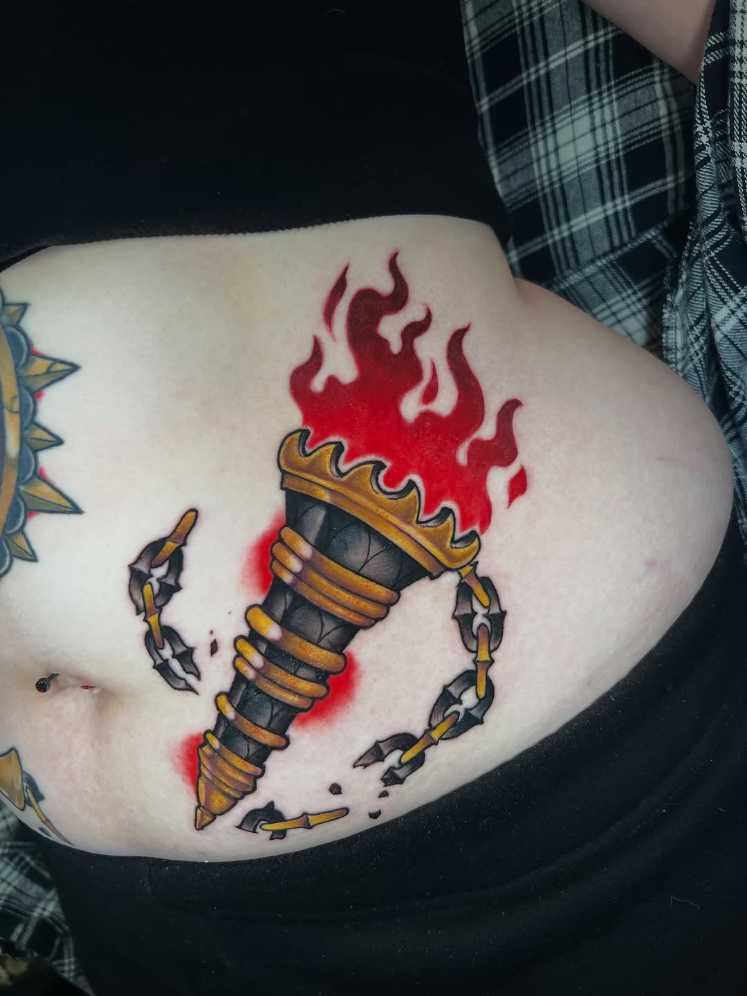 Tattoo by @tattoosbydustinb — neo_traditional, black_and_grey