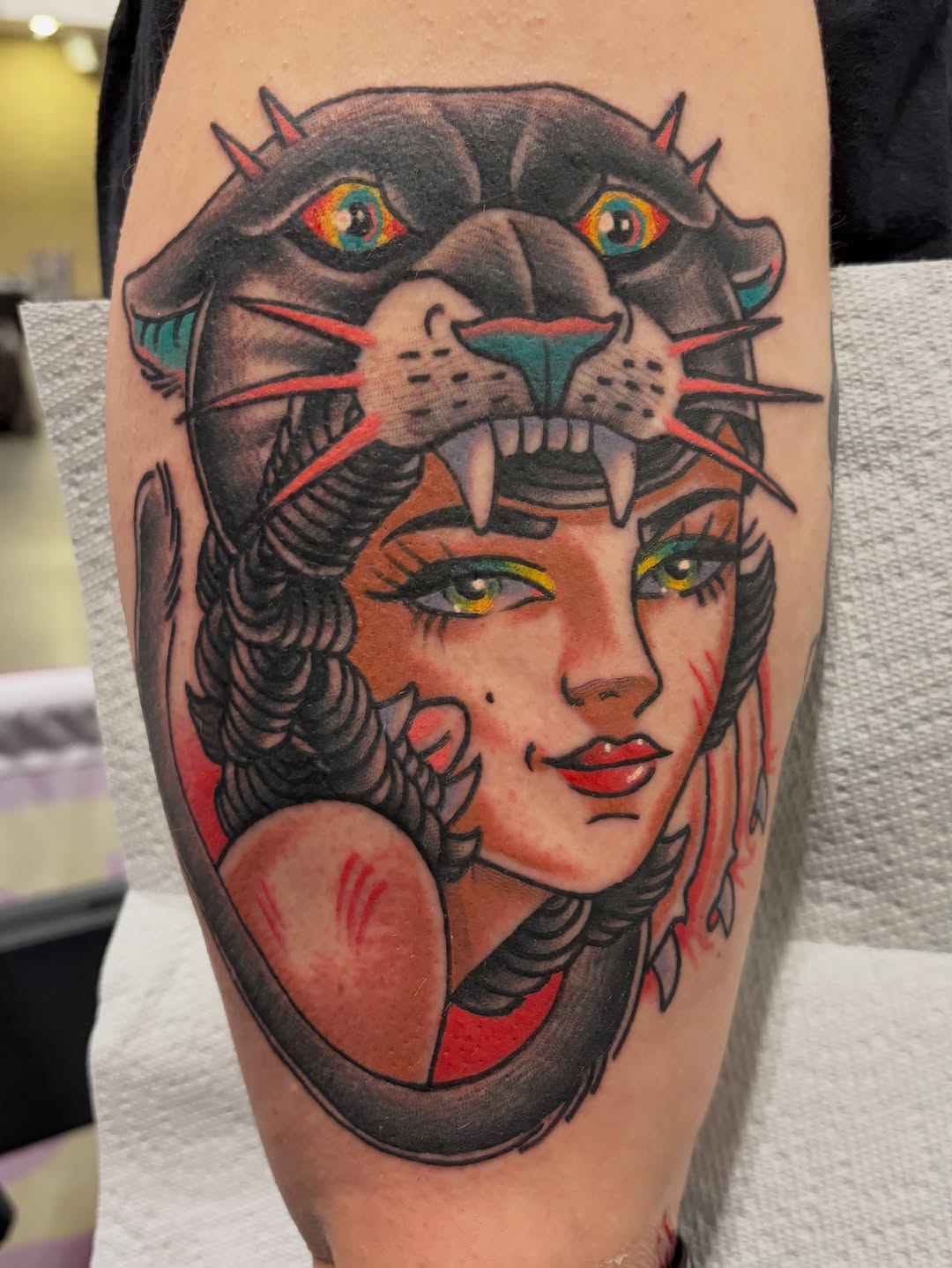 Tattoo by @garrettxjerome โ neo_traditional, black_and_grey