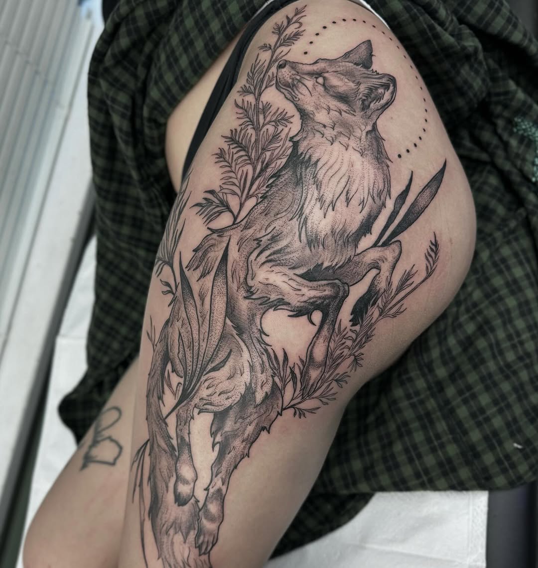 Tattoo by @sezarutattoos — black_and_grey, realism