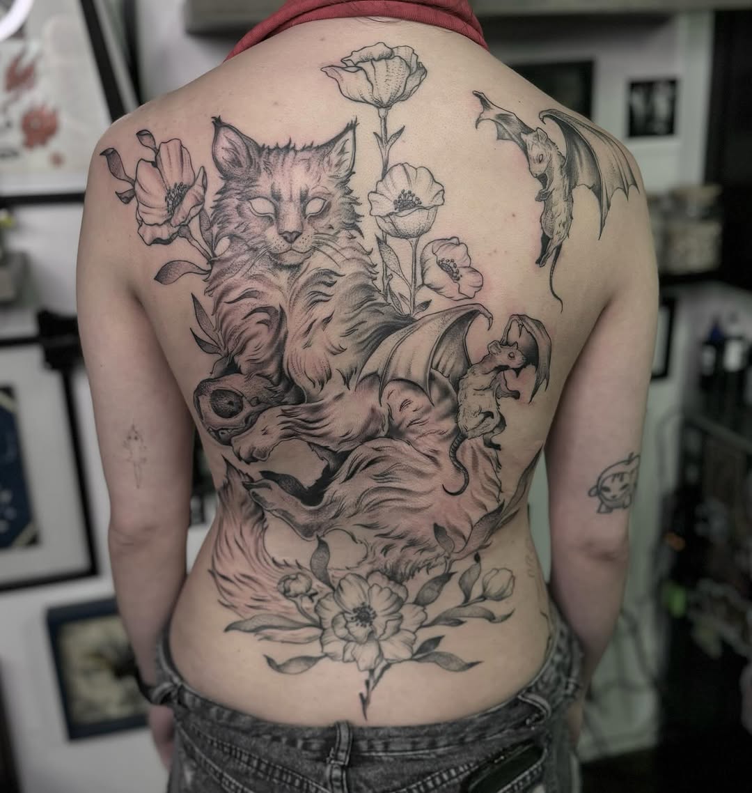 Tattoo by @sezarutattoos — black_and_grey, realism