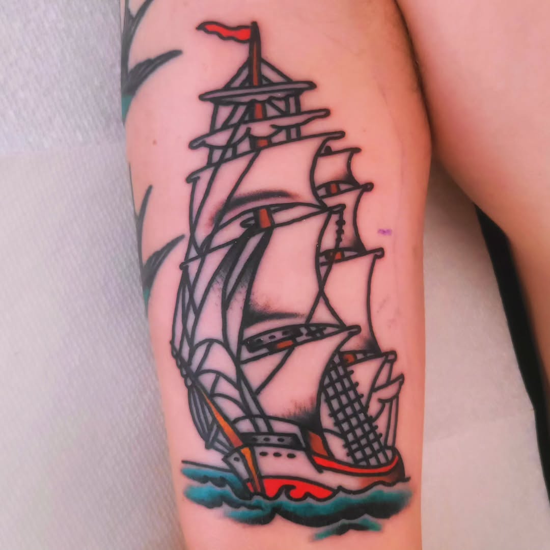 Tattoo by @arobertsontattoo — american_traditional