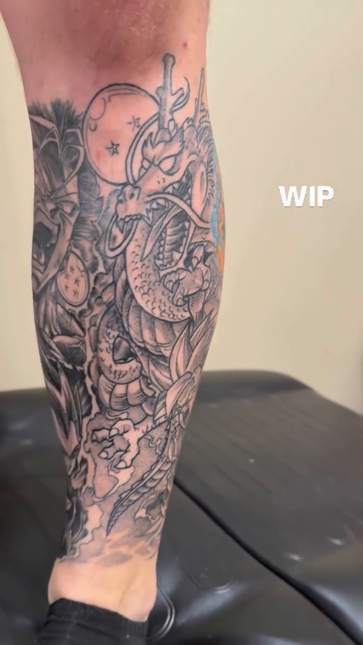 Tattoo by @solomon.ink — japanese_irezumi, anime