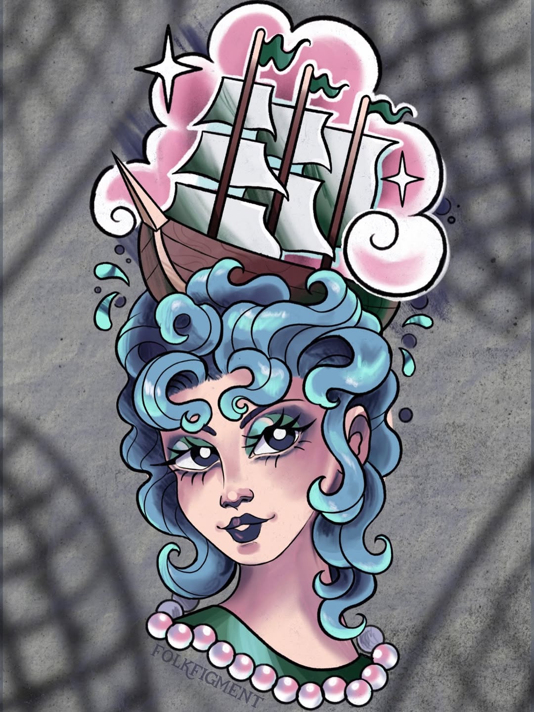 Tattoo by @folkfigment — neo_traditional, illustrative