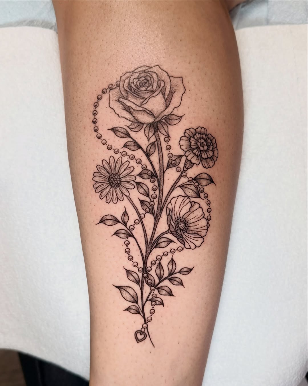 Tattoo by @miachristattoo — fine_line, black_and_grey