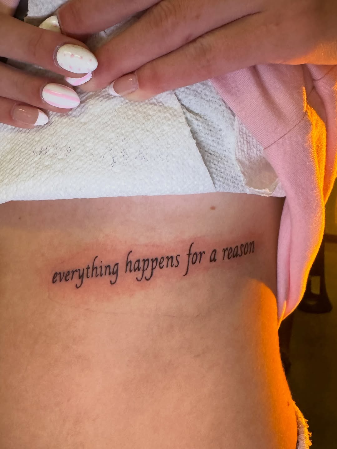 Tattoo by @tat2desirez โ lettering_script, fine_line