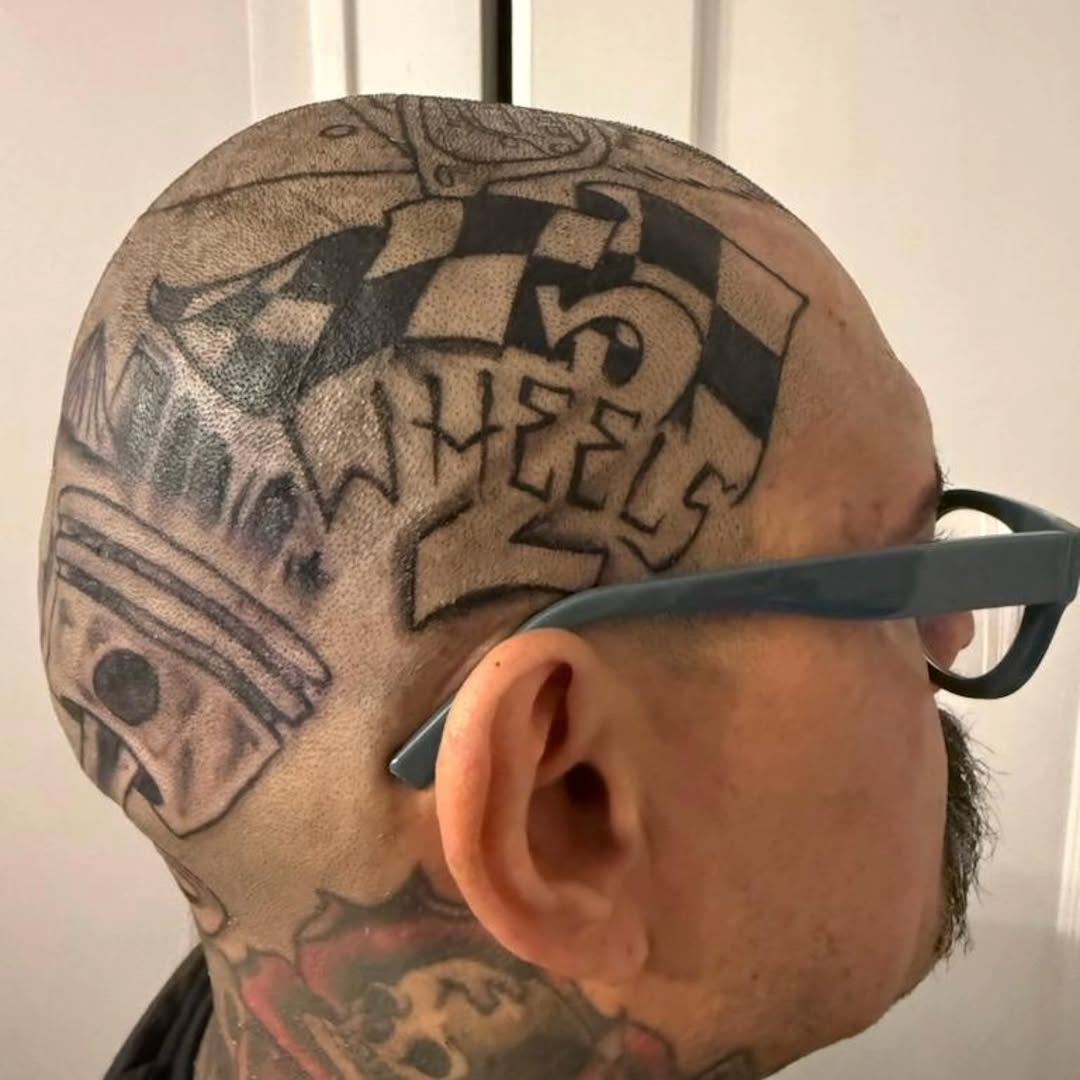 Tattoo by @jetta_tattoo — lettering_script, blackwork