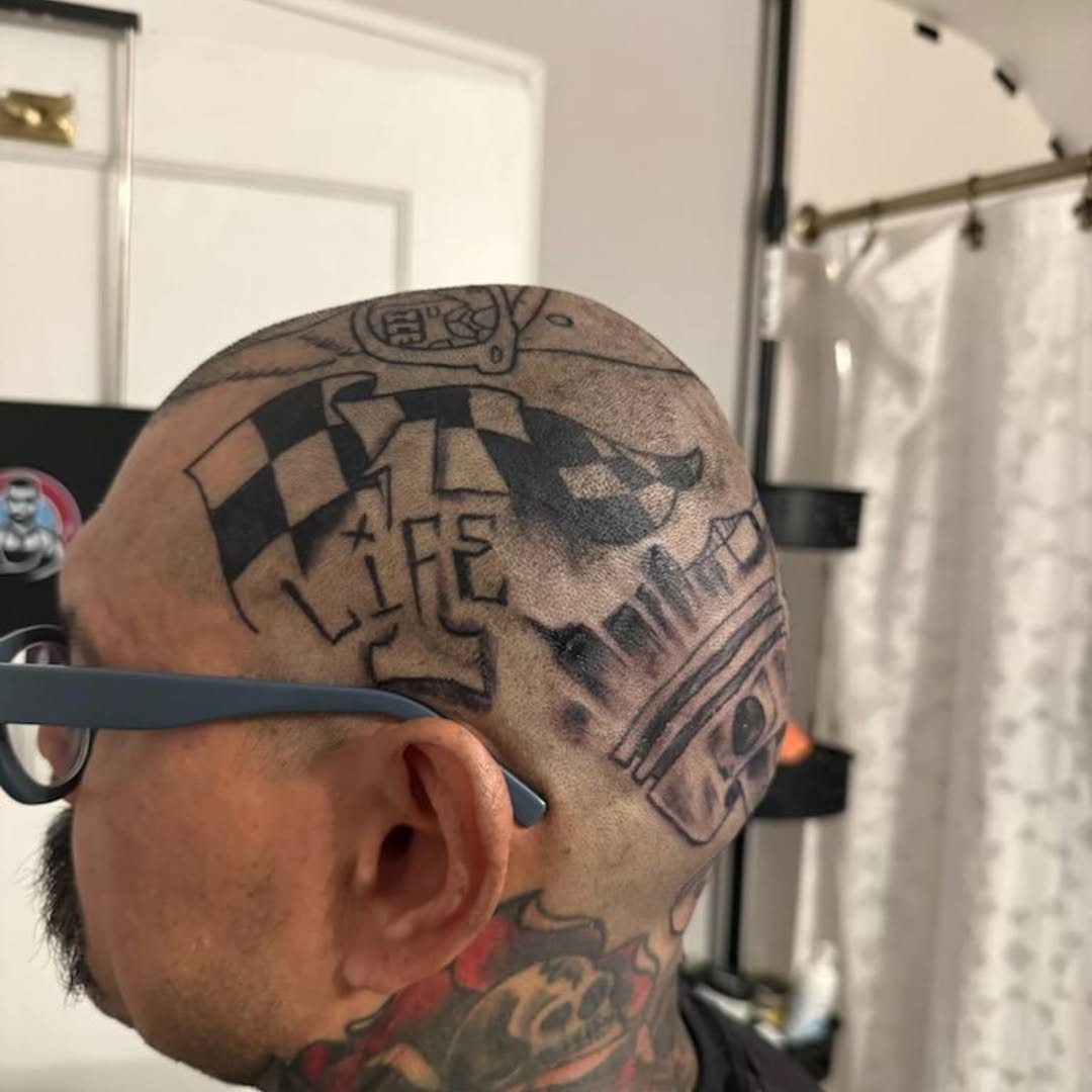 Tattoo by @jetta_tattoo — chicano, lettering_script