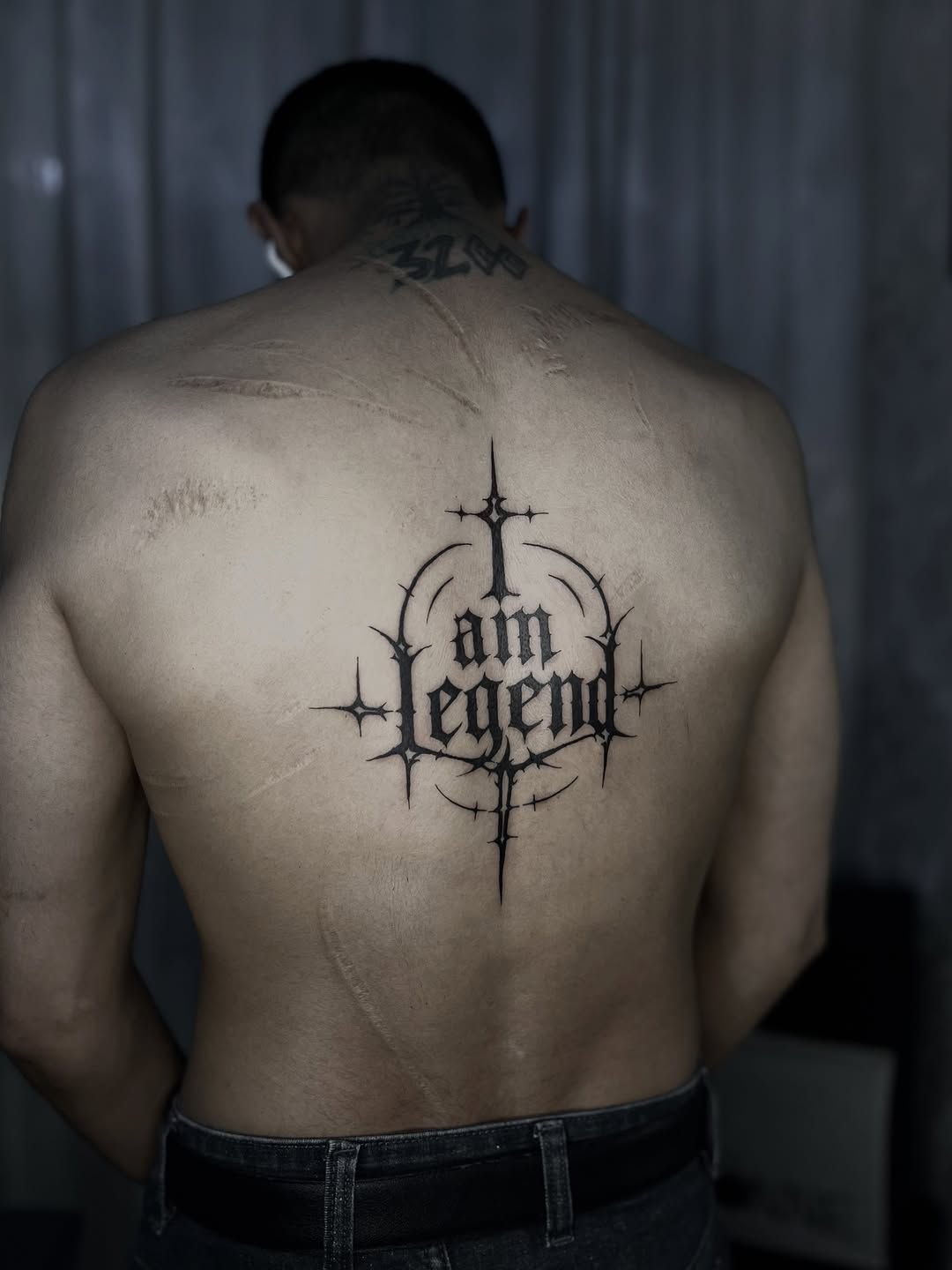 Tattoo by @sautattooo — lettering_script, blackwork