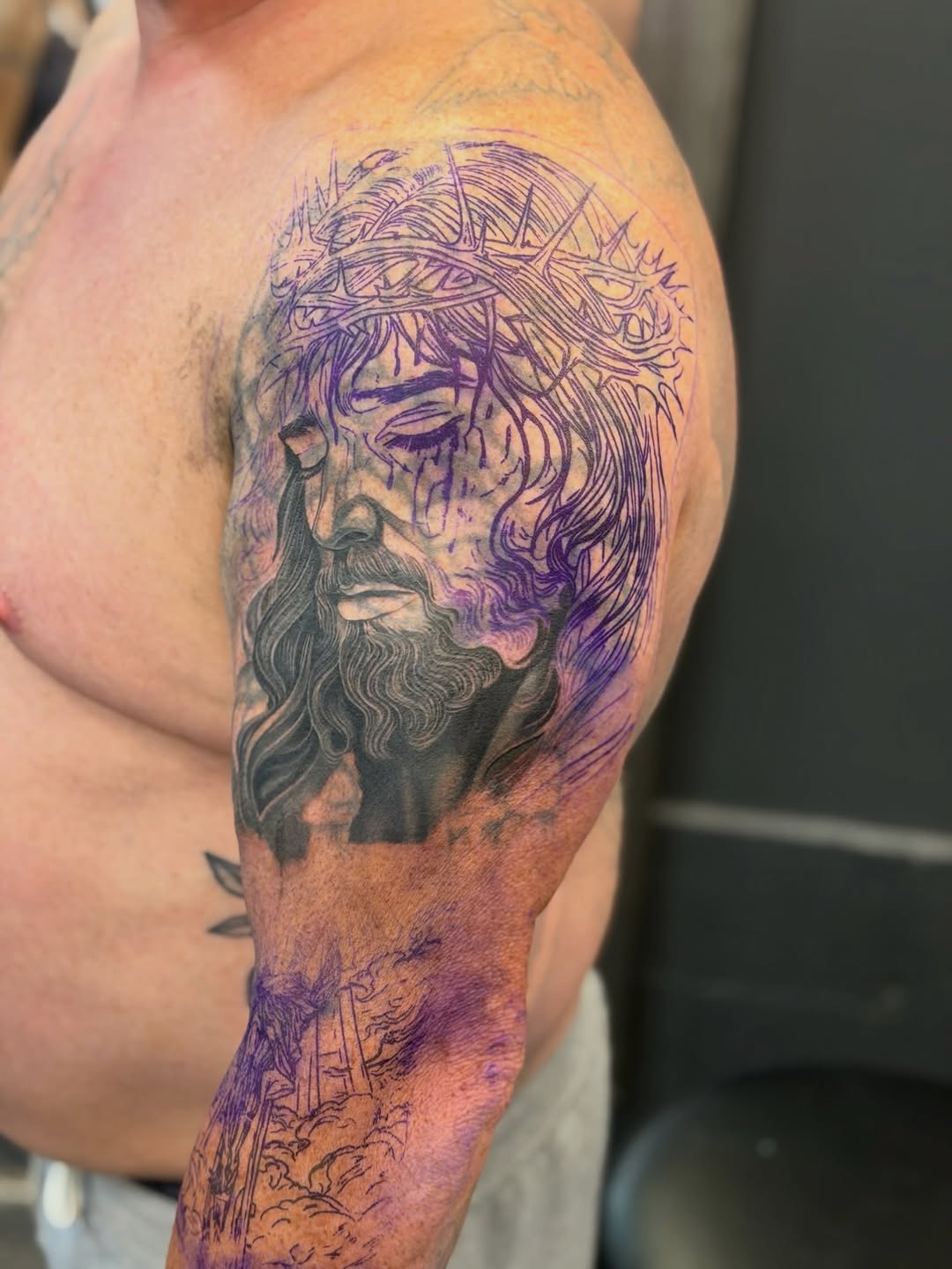 Tattoo by @inkmejohnny — realism, black_and_grey