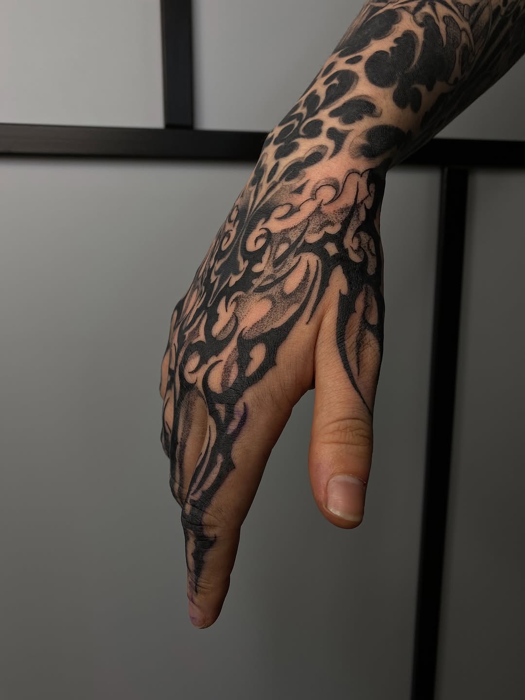 Tattoo by @annaxinks โ blackwork, tribal