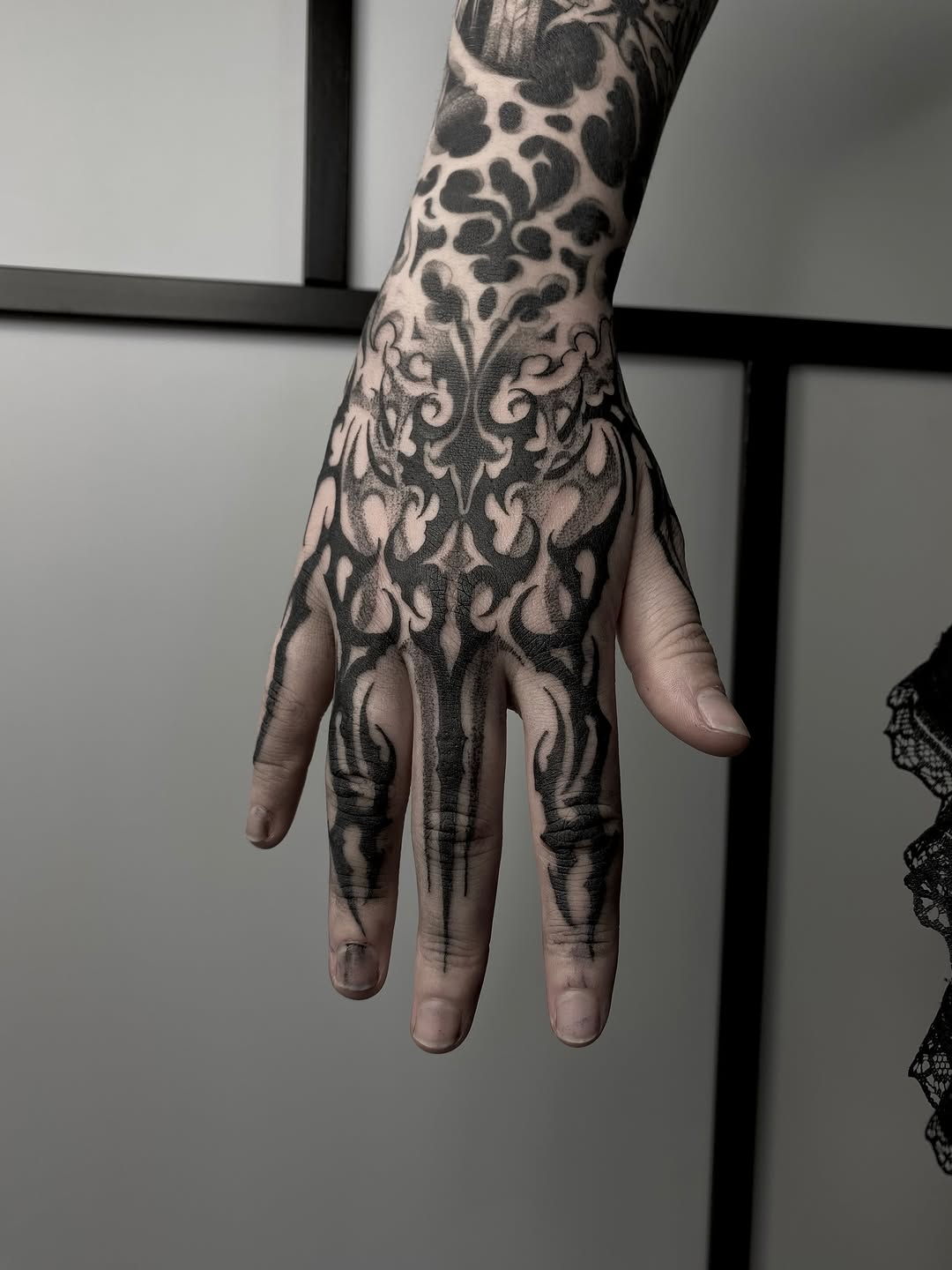 Tattoo by @annaxinks โ blackwork, ornamental