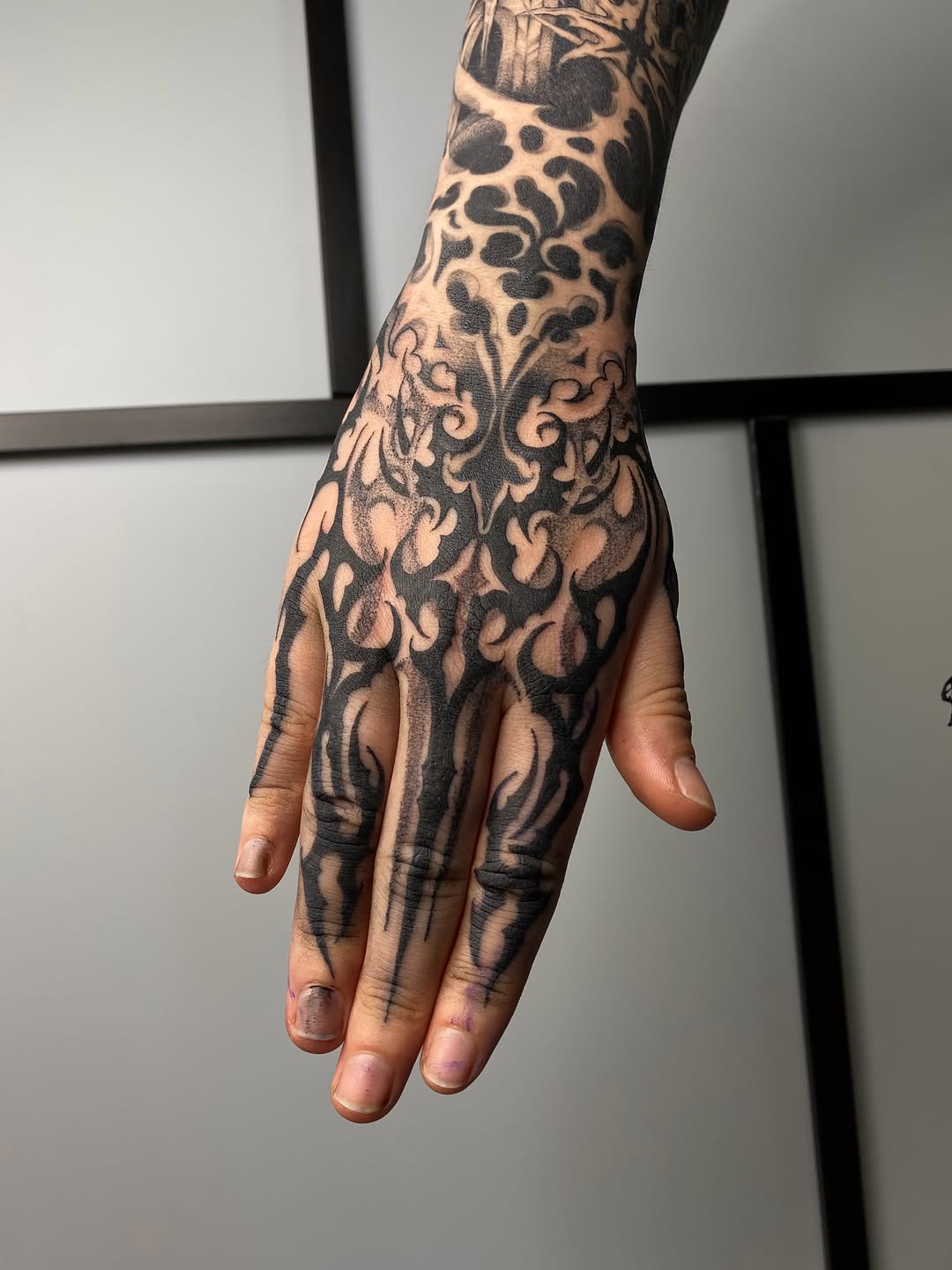 Tattoo by @annaxinks โ blackwork, ornamental