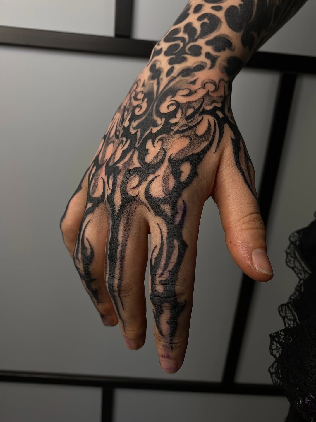 Tattoo by @annaxinks โ blackwork, tribal