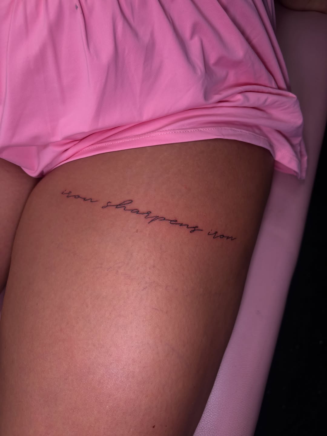 Tattoo by @lextattooos — lettering_script, fine_line