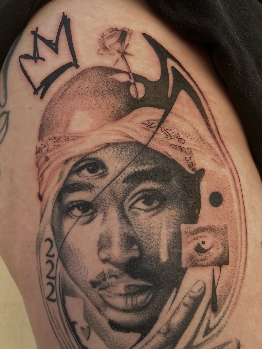 Tattoo by @smokesart — black_and_grey, realism