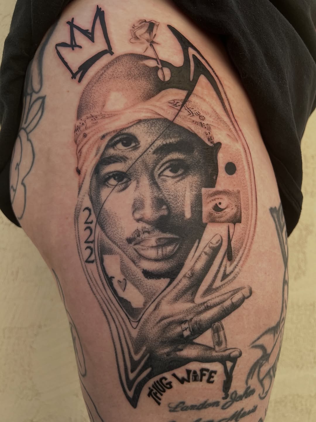 Tattoo by @smokesart — black_and_grey, realism