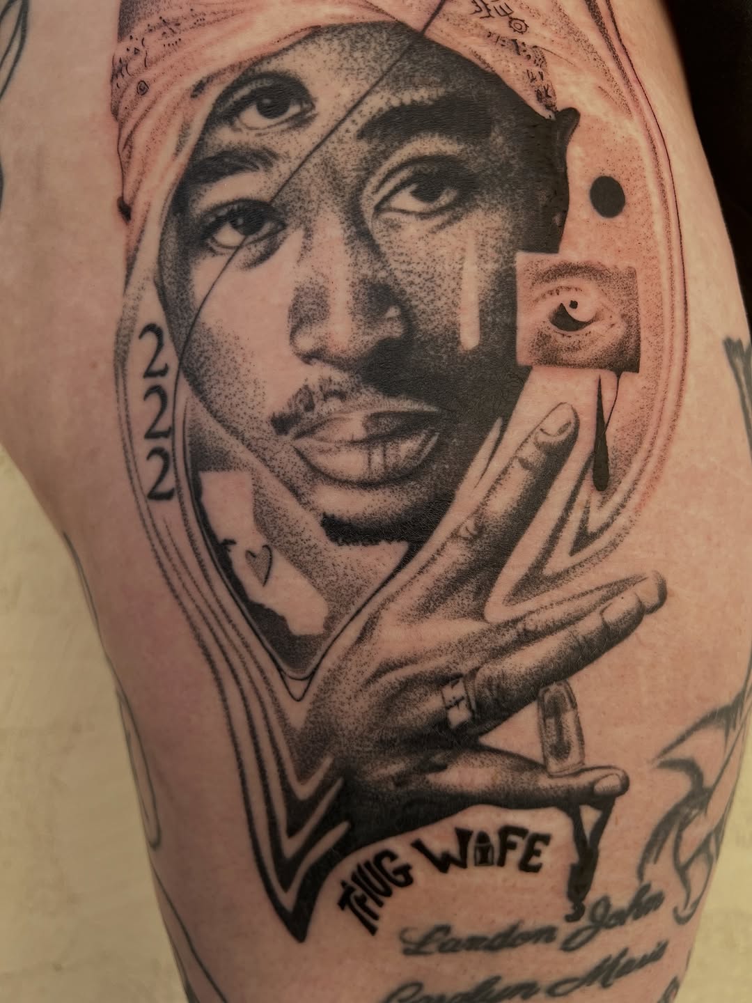 Tattoo by @smokesart — black_and_grey, realism