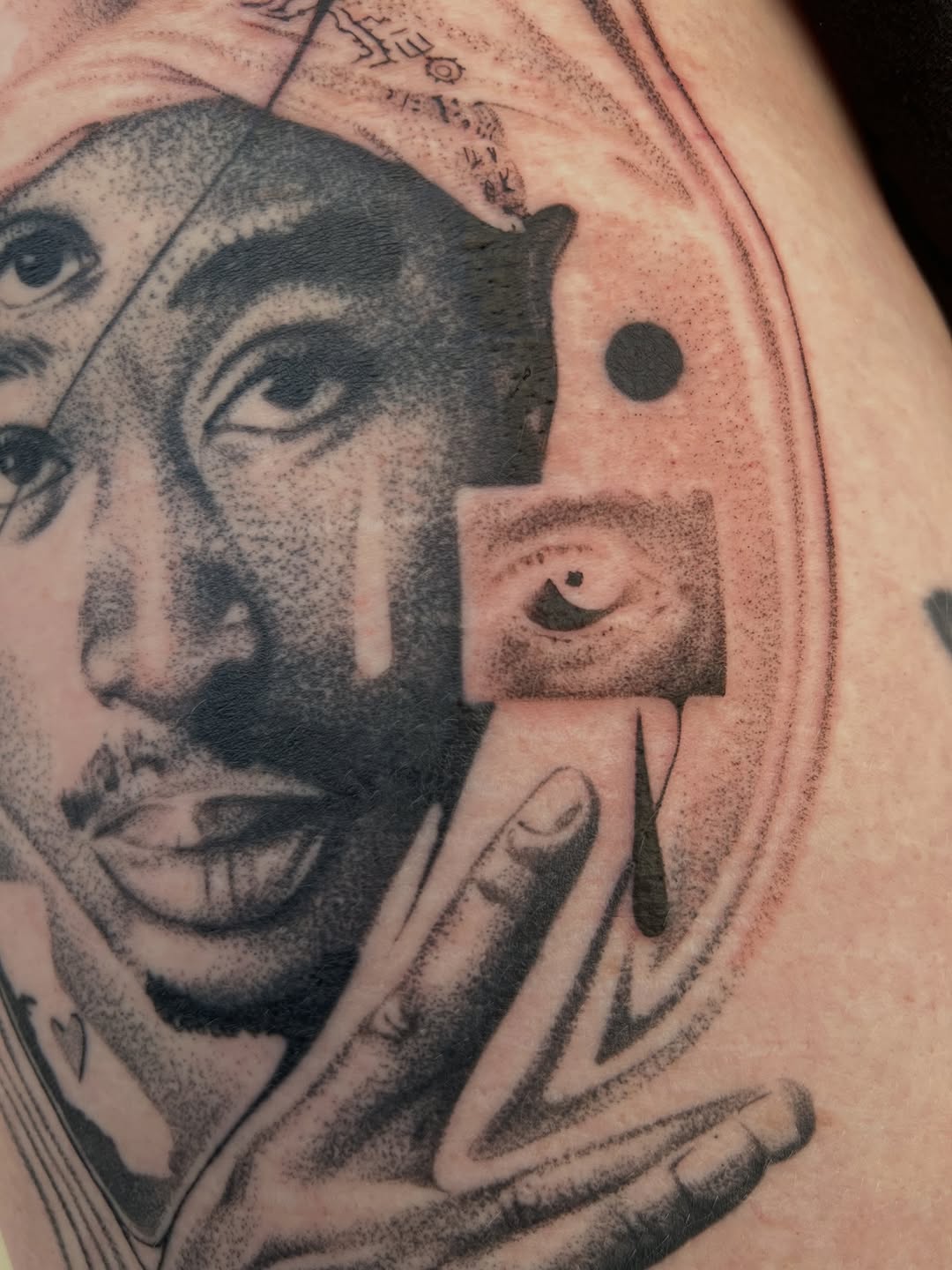 Tattoo by @smokesart — black_and_grey, realism