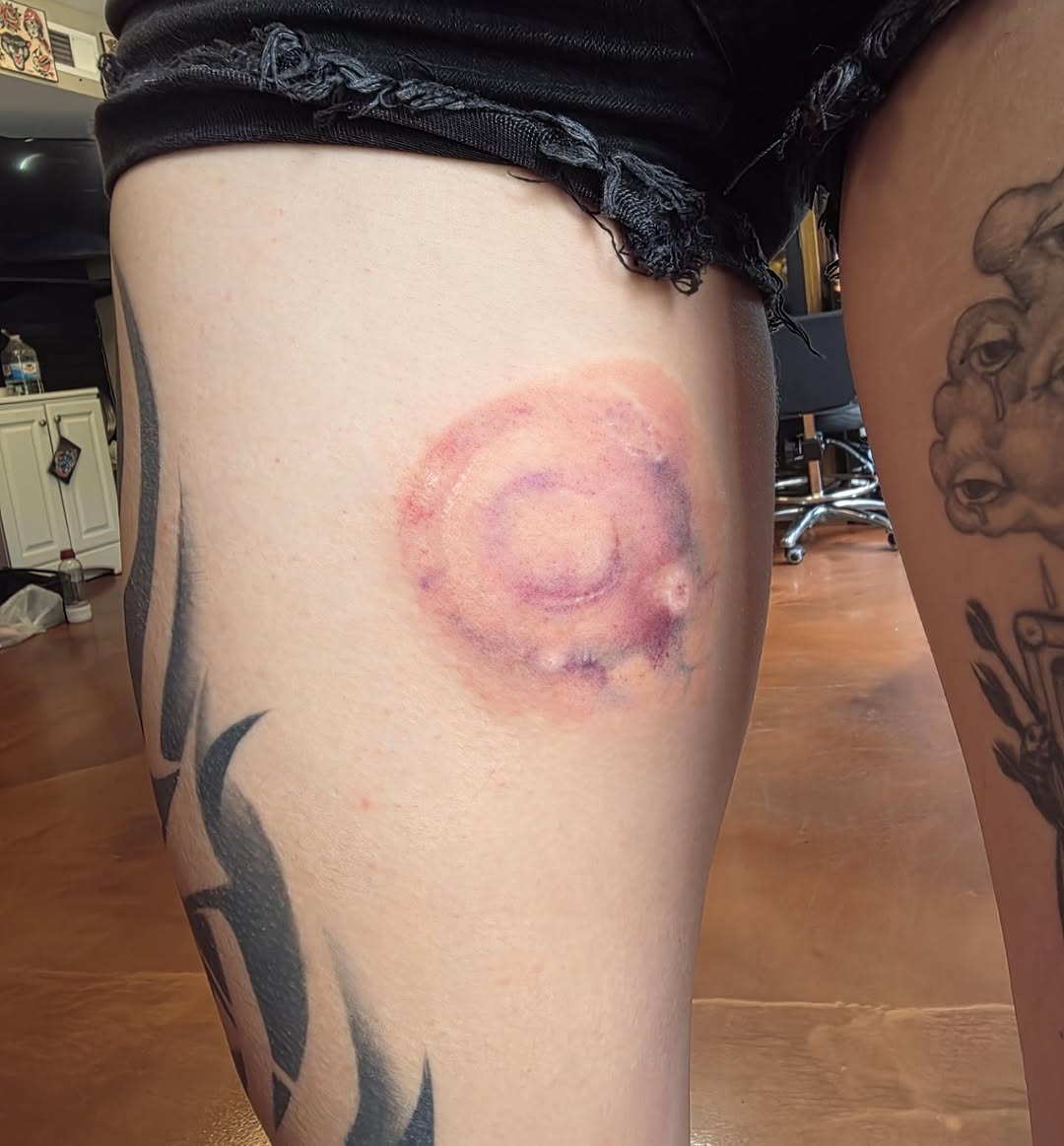 Tattoo by @broken.teeth.tattoos — black_and_grey