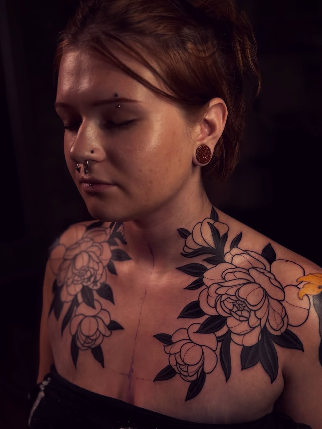 Tattoo by @aaronriddletattoos — blackwork