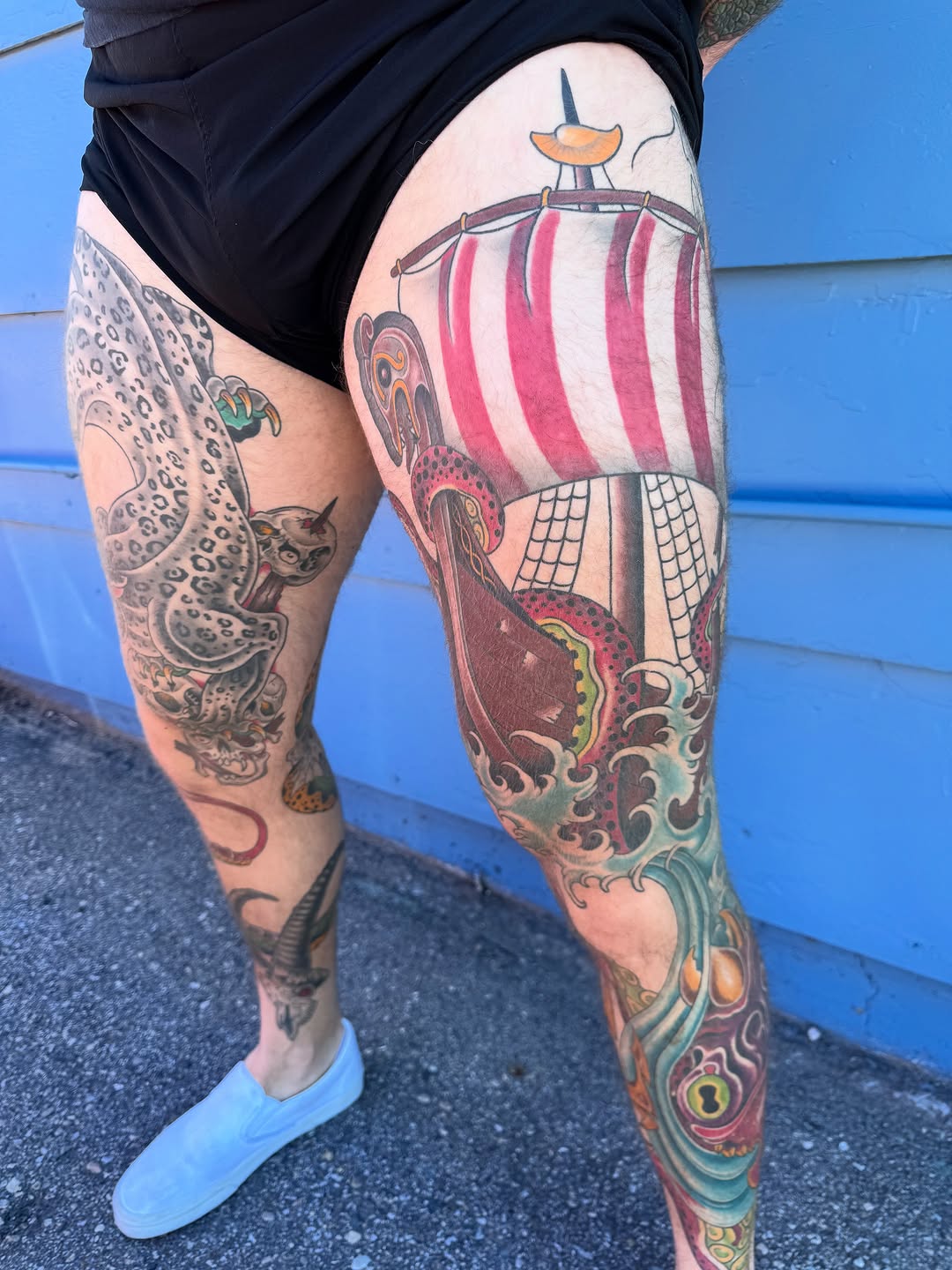 Tattoo by @averagewillie β american_traditional, japanese_irezumi