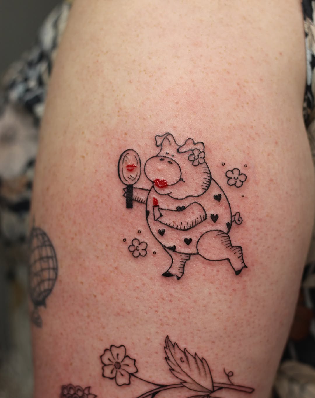 Tattoo by @amandaktattoos — ignorant, blackwork