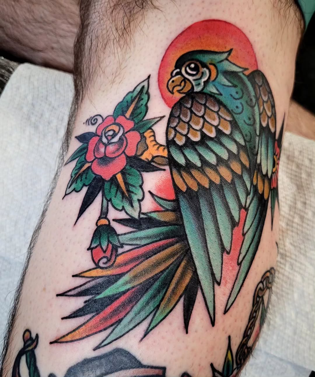 Tattoo by @werexwolf — american_traditional
