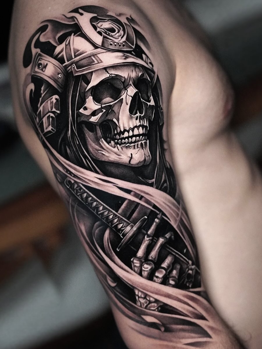Tattoo by @danielmunoz.art — realism, black_and_grey