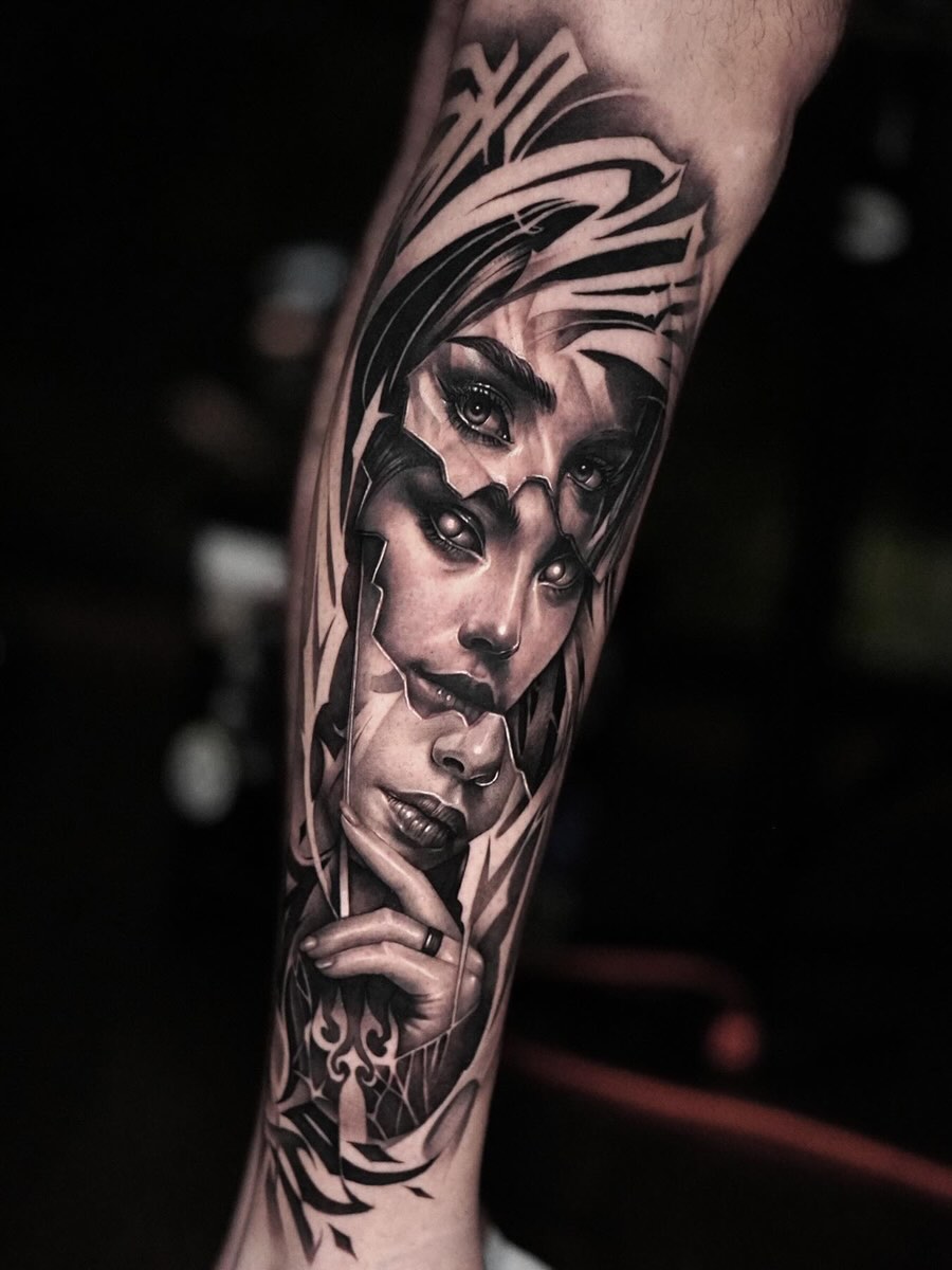 Tattoo by @danielmunoz.art — realism, black_and_grey