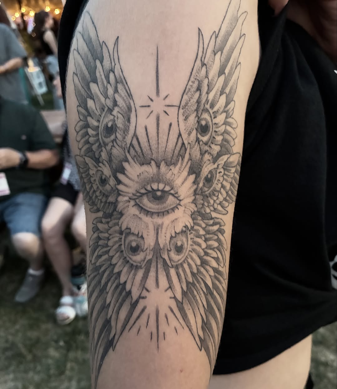 Tattoo by @cameron.morris.tattoo — black_and_grey, dark_realism